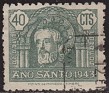 Spain 1943 Año jubilar 40 CTS Verde Edifil 965. 965 u. Subida por susofe